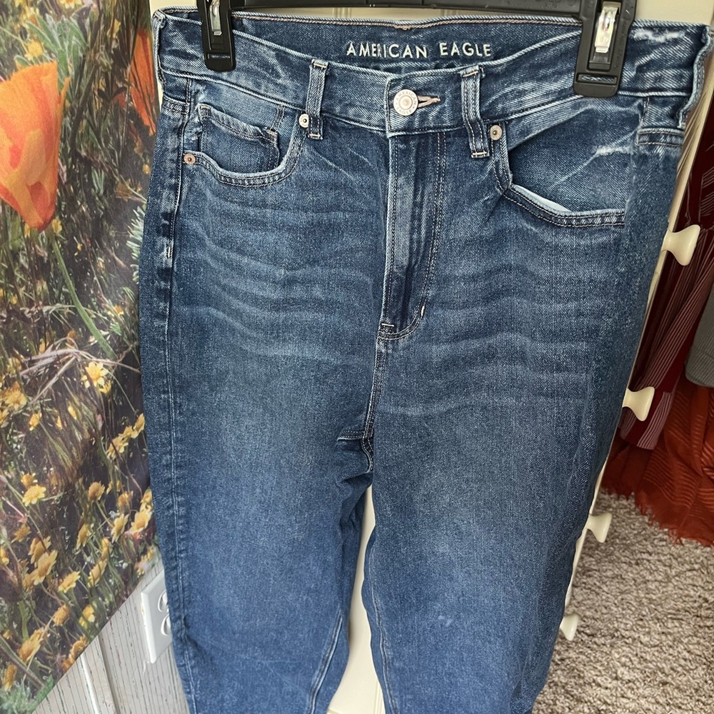 American Eagle Dark Wash Denim 8 x short